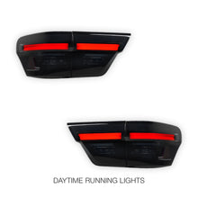 Jeep Grand Cherokee WK (2011 - 2013) Smoked Full LED Tail Lights LH + RH
