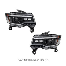 Jeep Grand Cherokee WK (2014 - 2021) (Replace Stock HID/Xenon model) LED DRL Projector With Sequential Indicators Headlights LH + RH