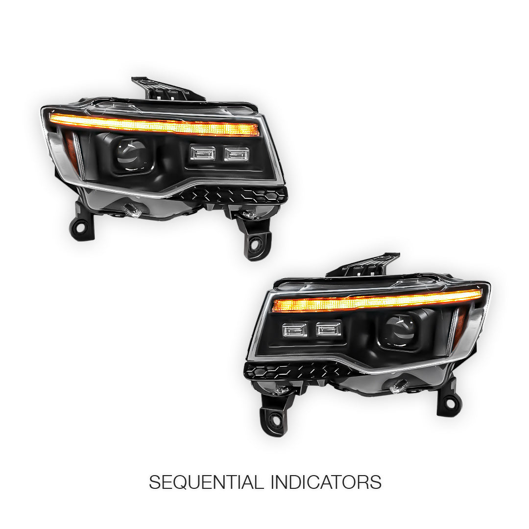 Lexus GS (2005 - 2011) LED DRL Projector Headlights LH + RH
