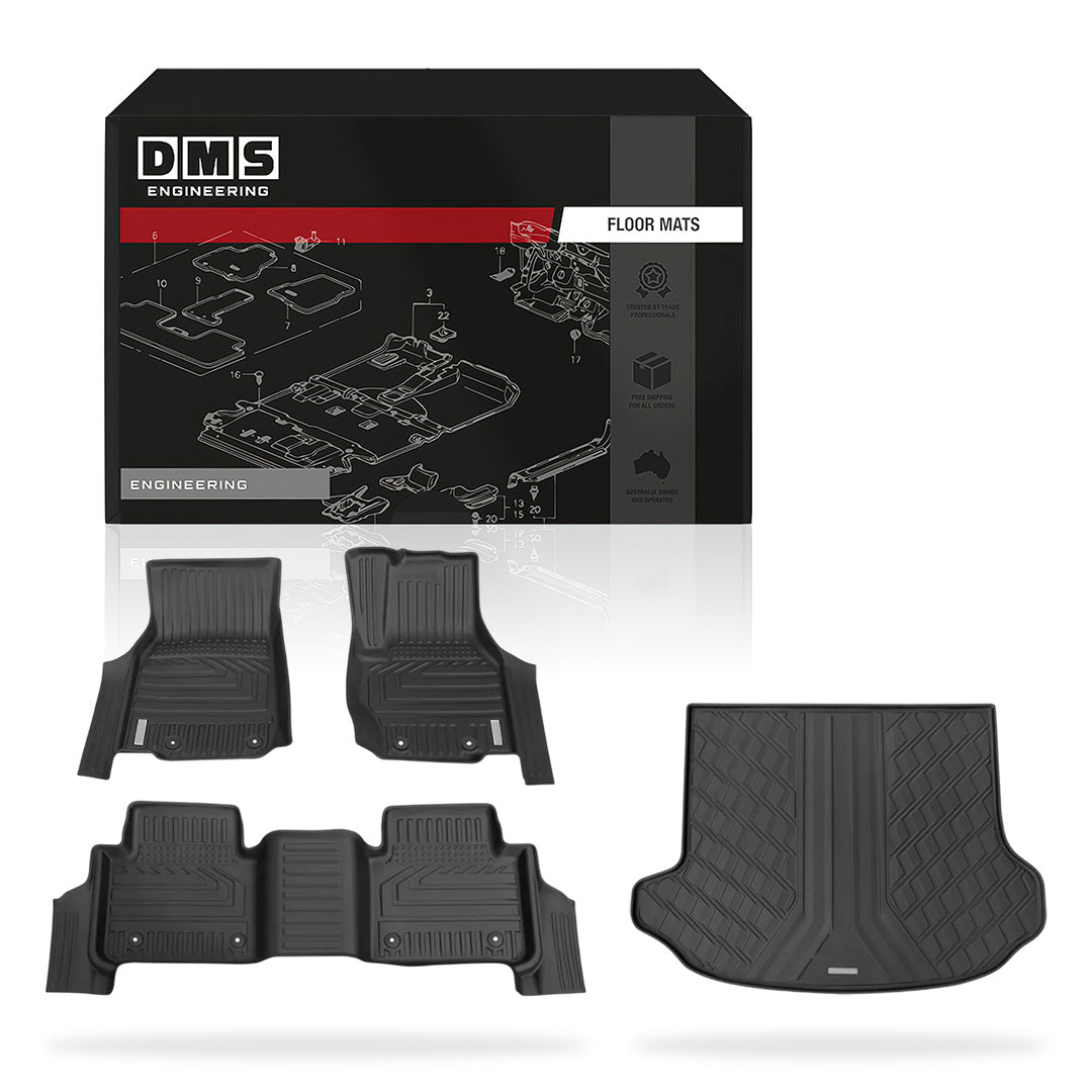 Jeep Grand Cherokee WL Series 5 - Seater (2022 - 2026) Car Floor Mats