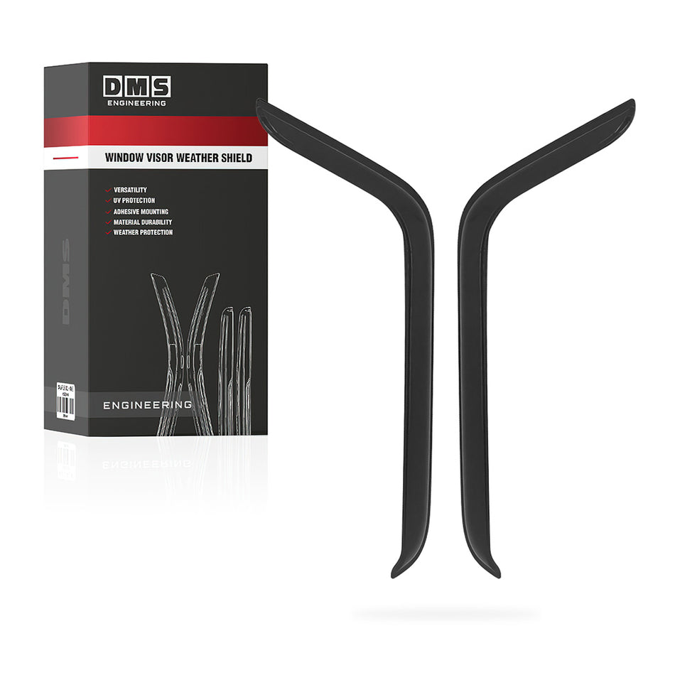 Jeep Wrangler JK 2-Door (2007 - 2018) Front Window Visor Weather Shields