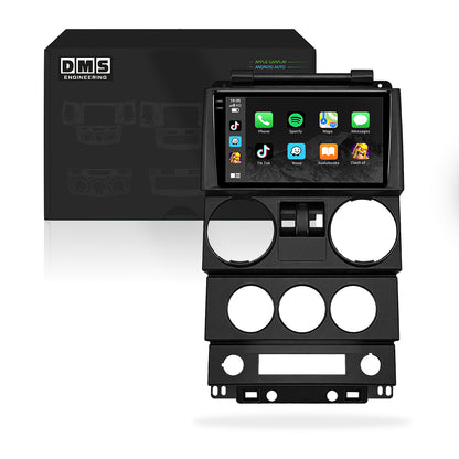 Jeep Wrangler JK 2-Door (2008 - 2010) 9" Wireless Android 16 Head Unit for Apple CarPlay / Android Auto