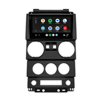 Jeep Wrangler JK 2-Door (2008 - 2010) 9" Wireless Android 16 Head Unit for Apple CarPlay / Android Auto