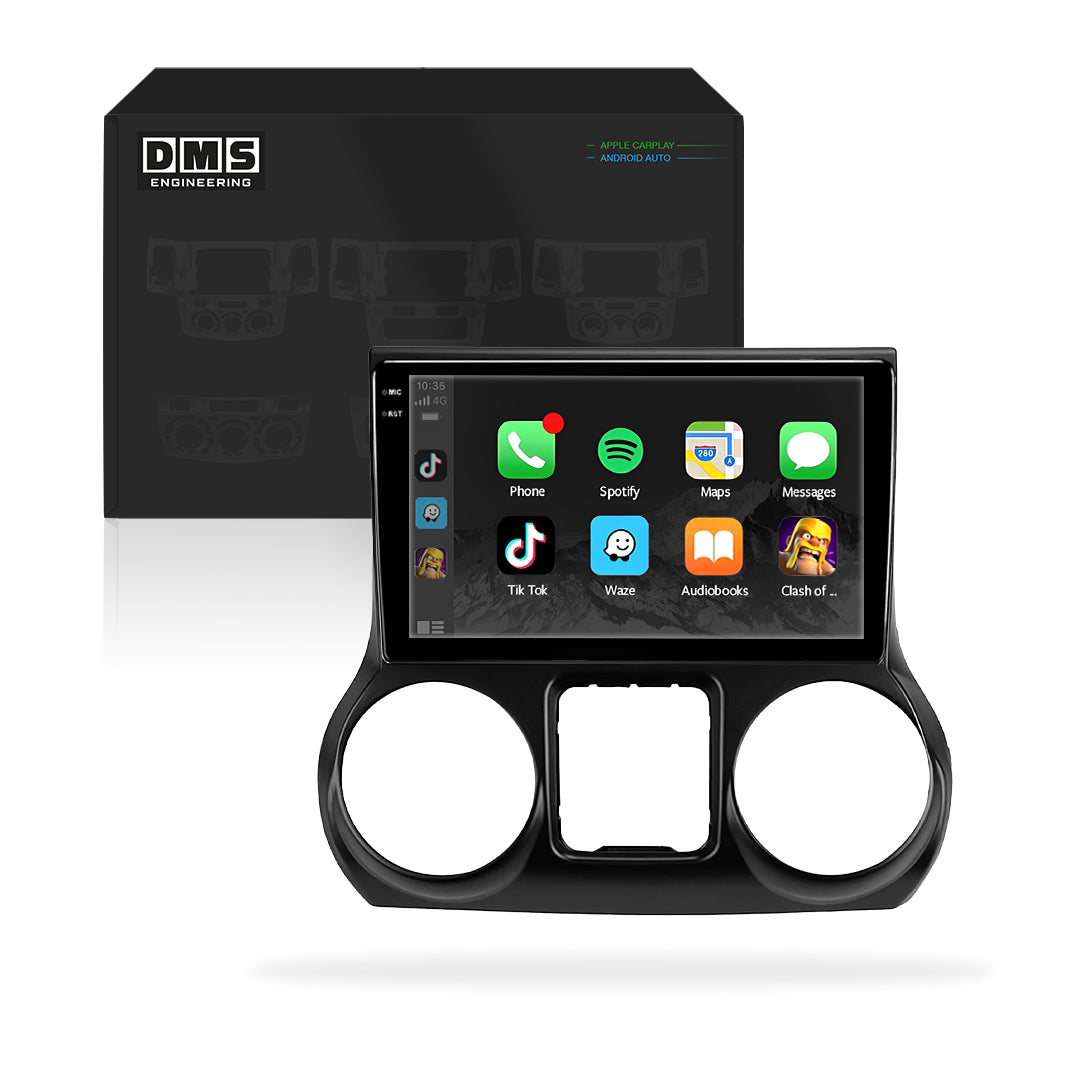 Jeep Wrangler JK 3-Door (2010 - 2018) 10" Wireless Android 16 Head Unit for Apple CarPlay / Android Auto