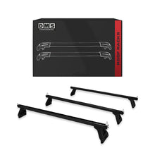 Jeep Wrangler JK / JL (2007 - 2026) 3 x Cross Bars Black Aluminum Roof Racks