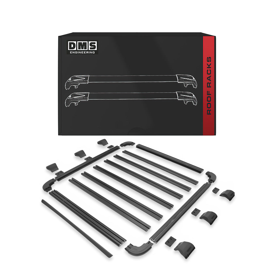 Jeep Wrangler JK (2007 - 2018) Black Flat Platform Roof Rack