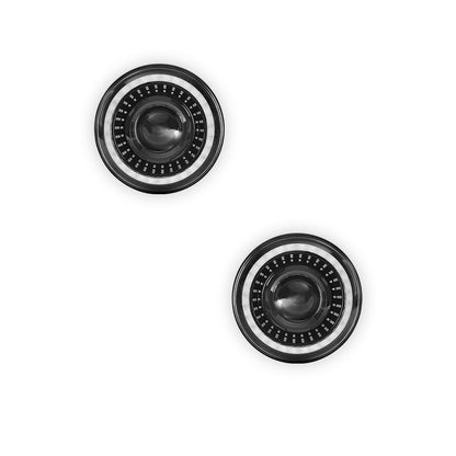 Jeep Wrangler TJ / JK (1997 - 2018) 7" Round LED Headlights LH + RH