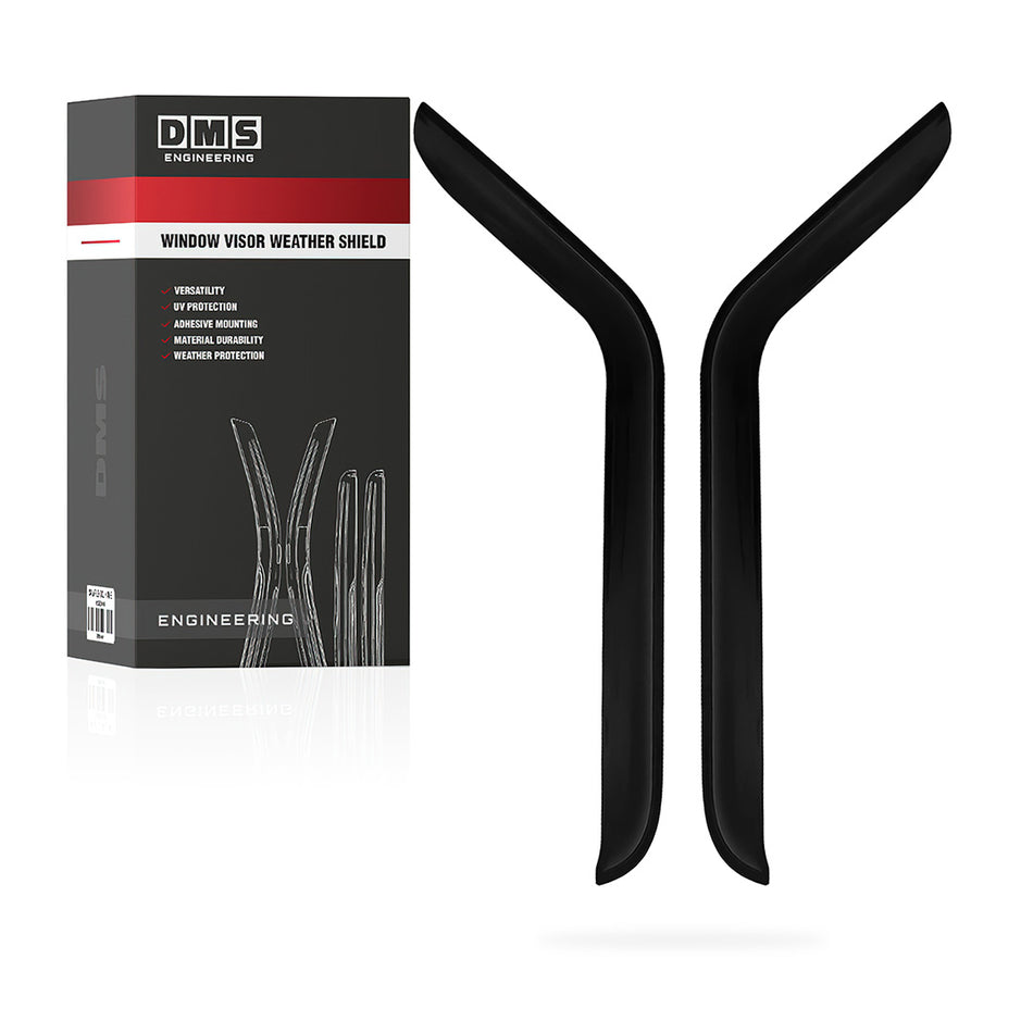 Jeep Wrangler JL 2-Door (2018 - 2024) Front Window Visor Weather Shields