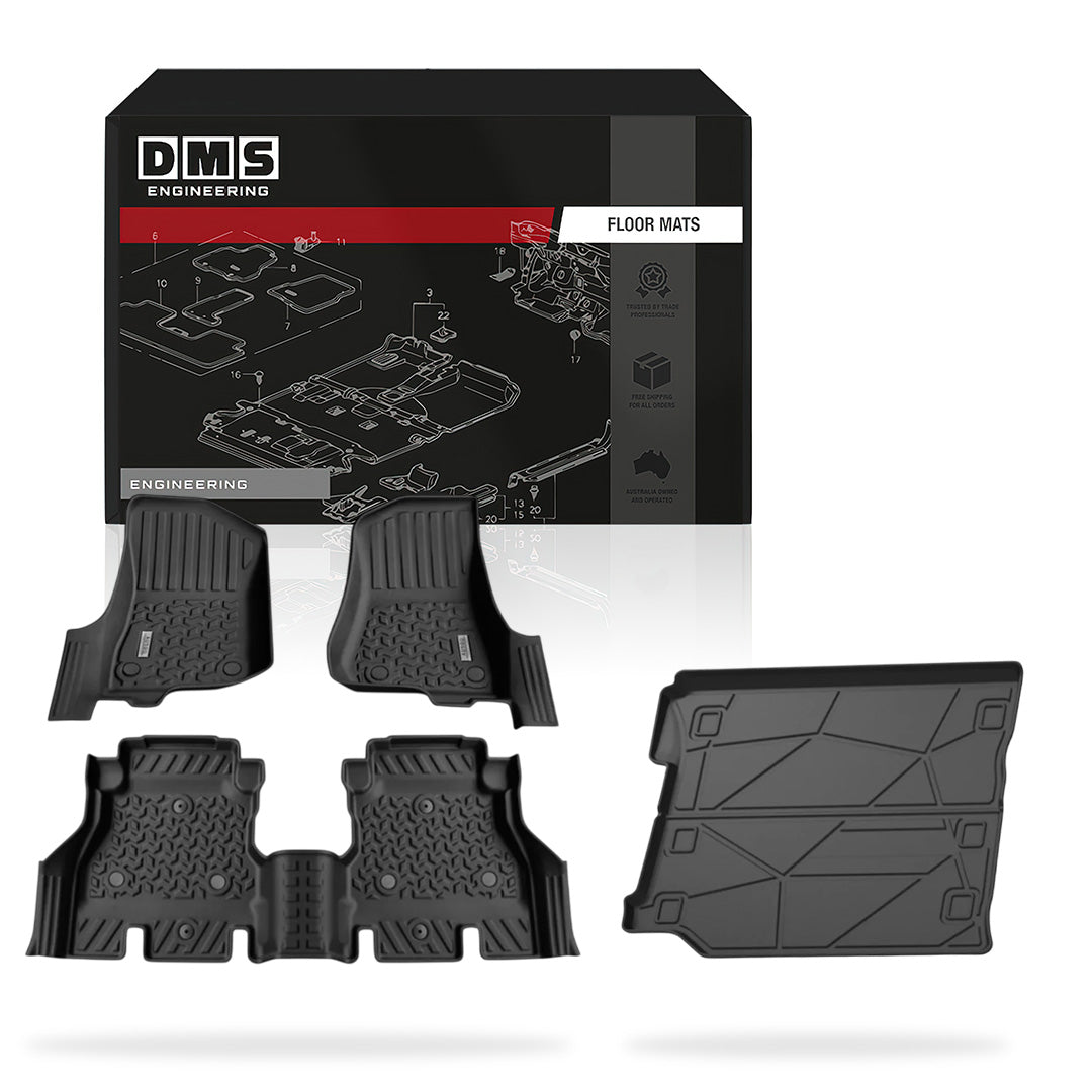 Jeep Wrangler JL 4 - Door (2018 - 2026) Car Floor Mats