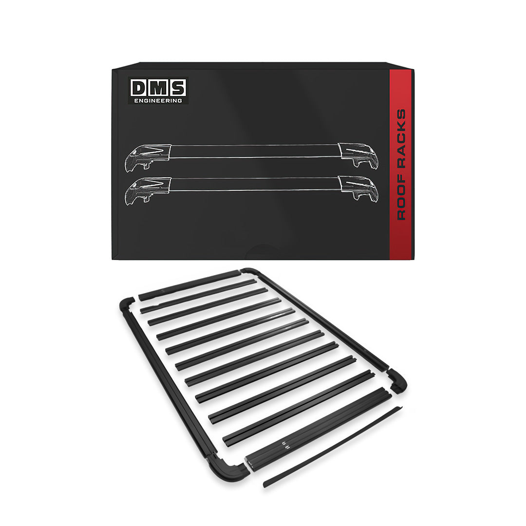 Jeep Wrangler JL (2018 - 2026) Black Flat Platform Roof Rack
