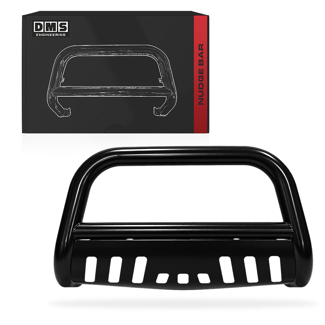Jeep Wrangler JL (2018 - 2026) Black Stainless Steel Nudge Bar