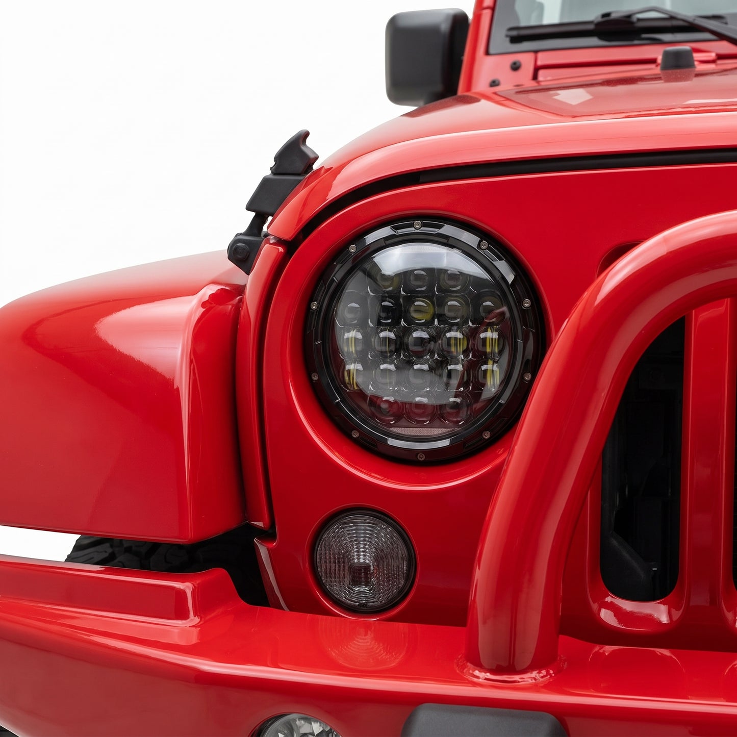 Jeep Wrangler JK 2-Door (2007 - 2018) 7" Round LED Headlights LH + RH