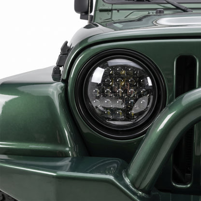 Jeep Wrangler TJ (1997 - 2006) 7" Round LED Headlights LH + RH