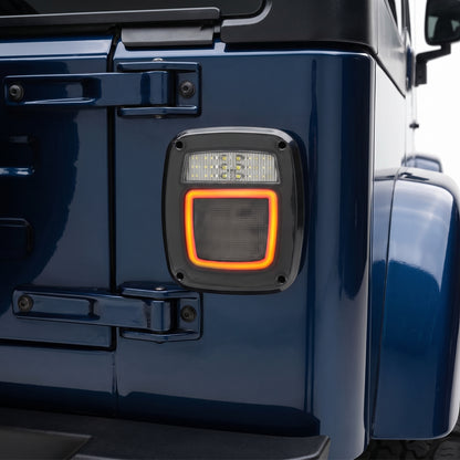 Jeep Wrangler YJ / TJ (1986 - 2006) LED Tail Lights LH + RH