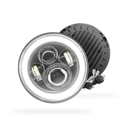 Jeep Wrangler JK 2-Door (2007 - 2018) 7" Round LED Headlights LH + RH