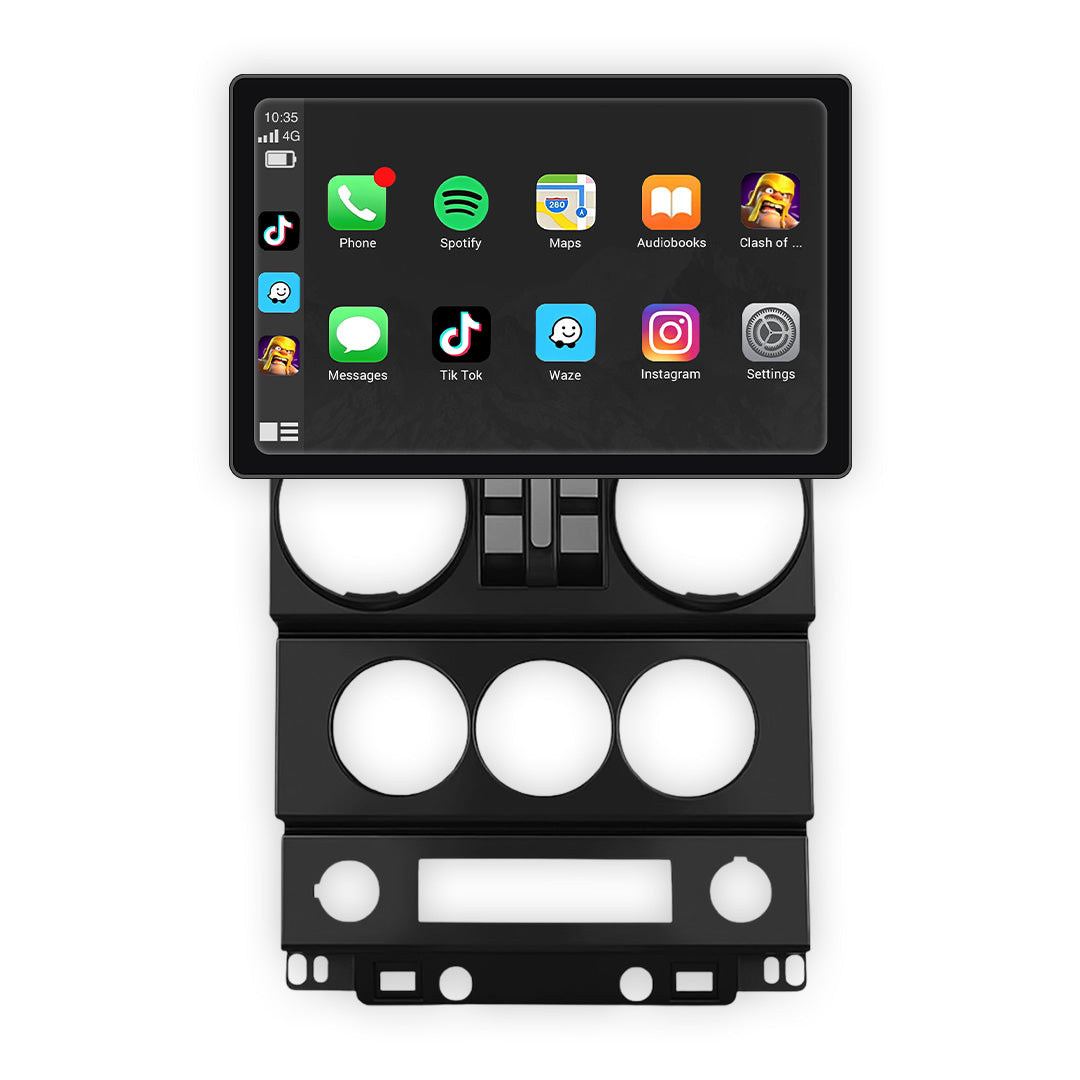 Jeep Wrangler JK 4-Door (2007 - 2010) 9" 13.3" Wireless Android 16 Head Unit for Apple CarPlay / Android Auto