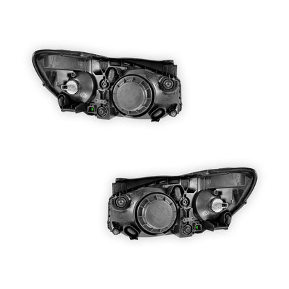 Kia Cerato LD (2004 - 2006) Chrome Halogen OEM Style Headlights LH + RH