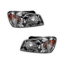 Kia Cerato LD (2004 - 2006) Chrome Halogen OEM Style Headlights LH + RH