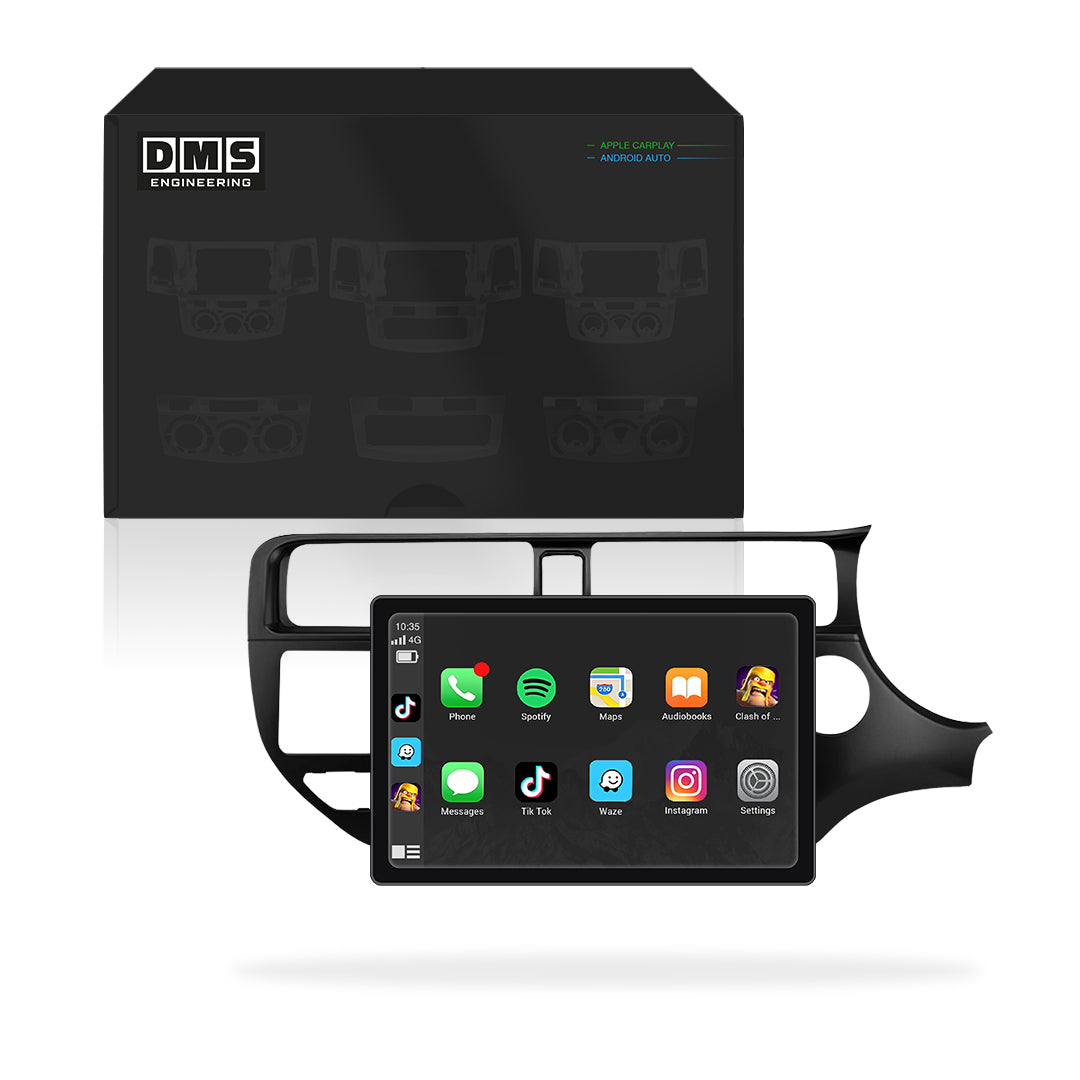 Kia Rio UB (2012 - 2014) 9" 13.3" Wireless Android 16 Head Unit for Apple CarPlay / Android Auto Vertical Hazard Light Button