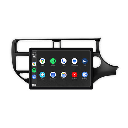 Kia Rio UB (2012 - 2014) 9" 13.3" Wireless Android 16 Head Unit for Apple CarPlay / Android Auto Vertical Hazard Light Button