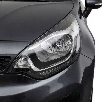Kia Rio UB (2012 - 2017) Black Halogen OEM Style Headlights LH + RH