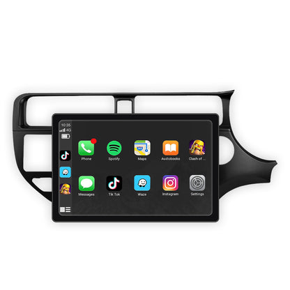 Kia Rio UB (2012 - 2014) 9" 13.3" Wireless Android 16 Head Unit for Apple CarPlay / Android Auto Horizontal Hazard Light Button