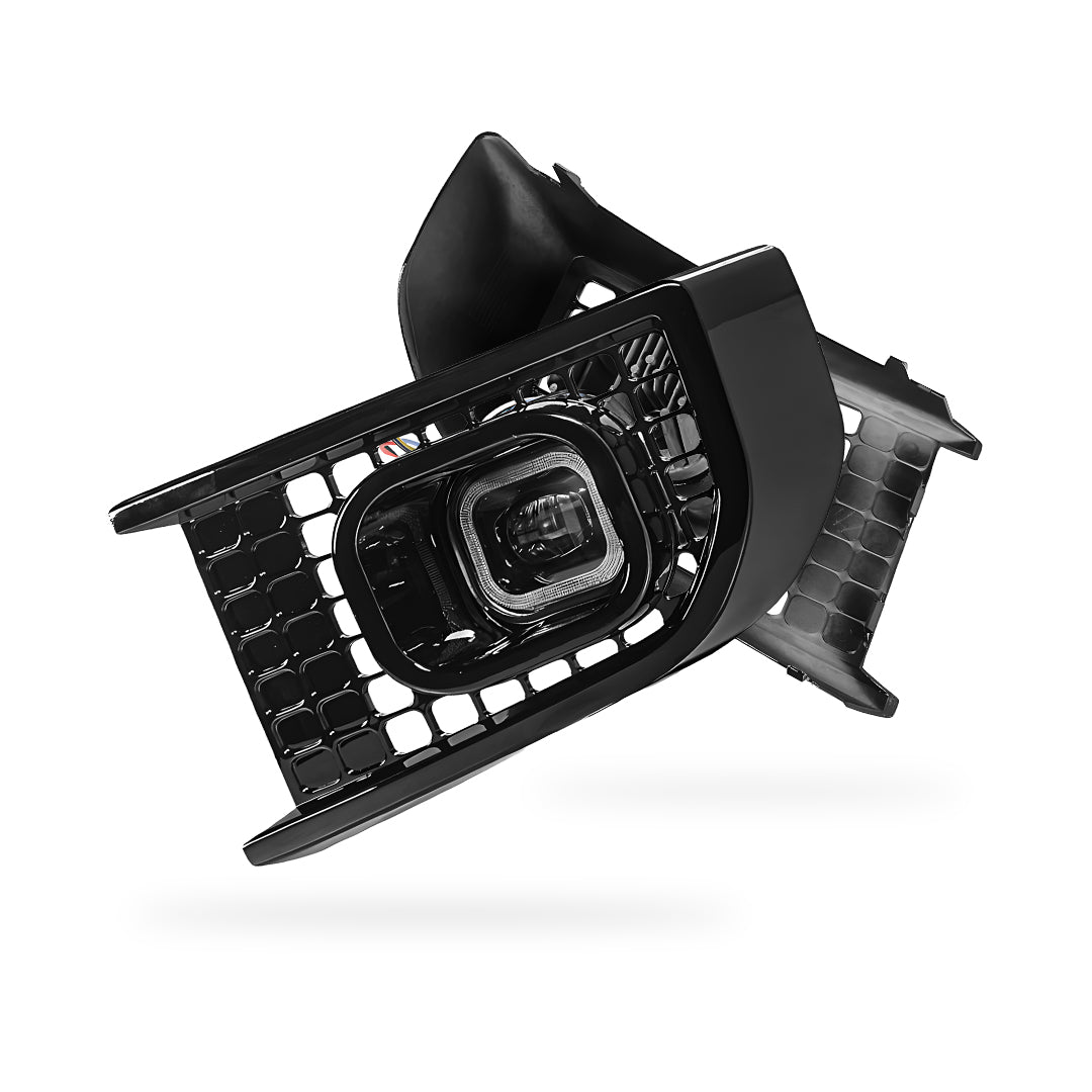 Land Rover Defender L663 (2020 - 2026) Gloss Black Urban Style LED DRL & Fog Lights LH + RH