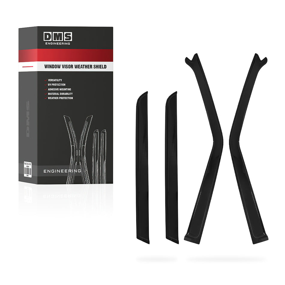 Land Rover Discovery III / IV L319 (2004 - 2017) Front and Rear Window Visor Weather Shields