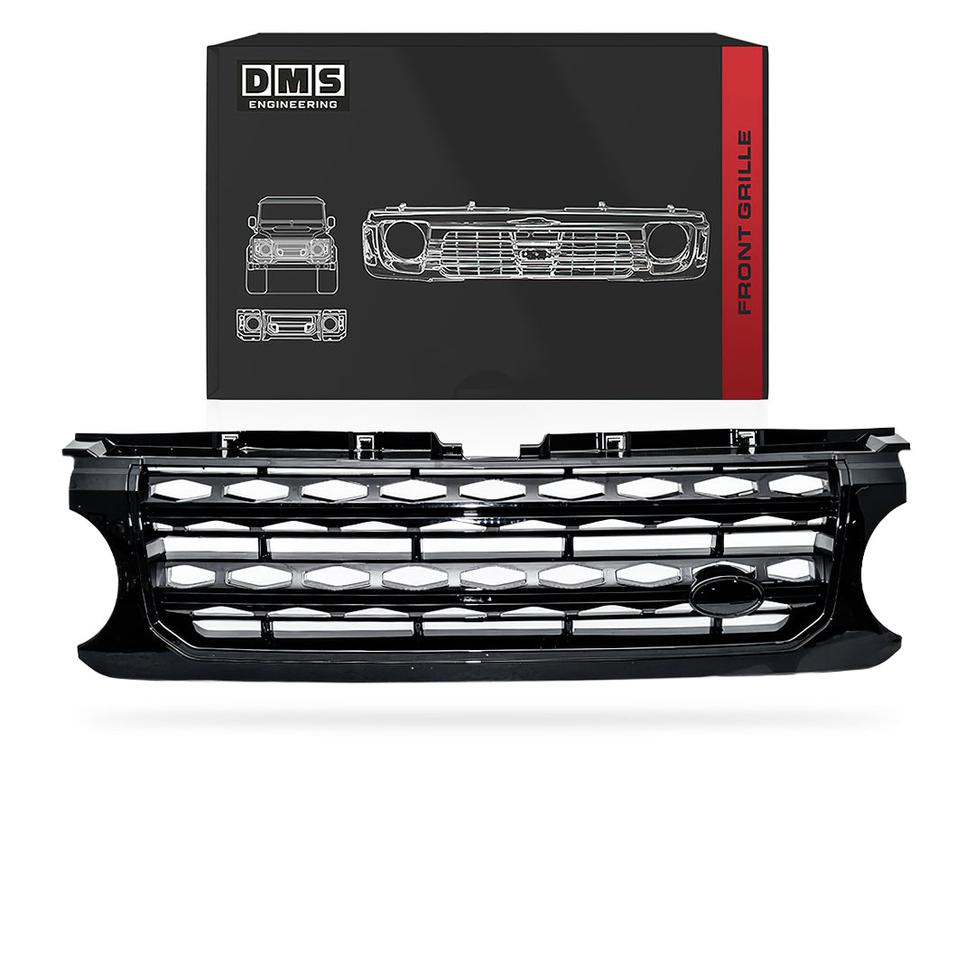 Land Rover Discovery IV L319 (2009 - 2013) Gloss Black Front Bumper Bar Grille