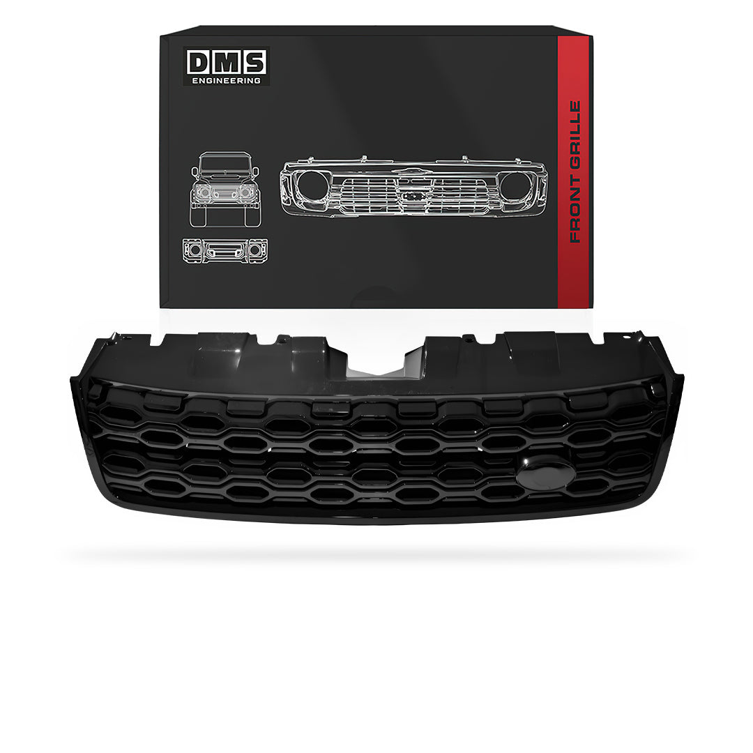 Land Rover Discovery Sport L550 (2015 - 2019) Gloss Black MY19 Update Style Front Bumper Bar Grille