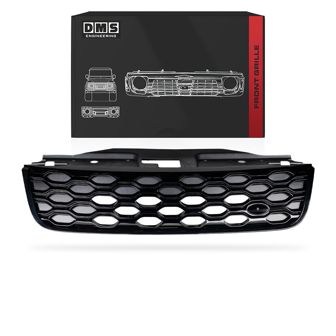 Land Rover Discovery V L462 (2017 - 2026) Gloss Black Edition Style Front Bumper Bar Grille