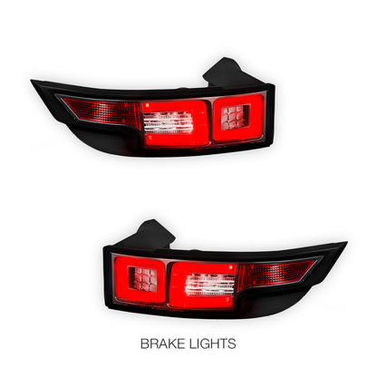 Land Rover Range Rover Evoque L538 (2011 - 2015) Smoked Full LED Tail Lights LH + RH