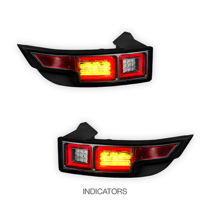 Land Rover Range Rover Evoque L538 (2011 - 2015) Smoked Full LED Tail Lights LH + RH