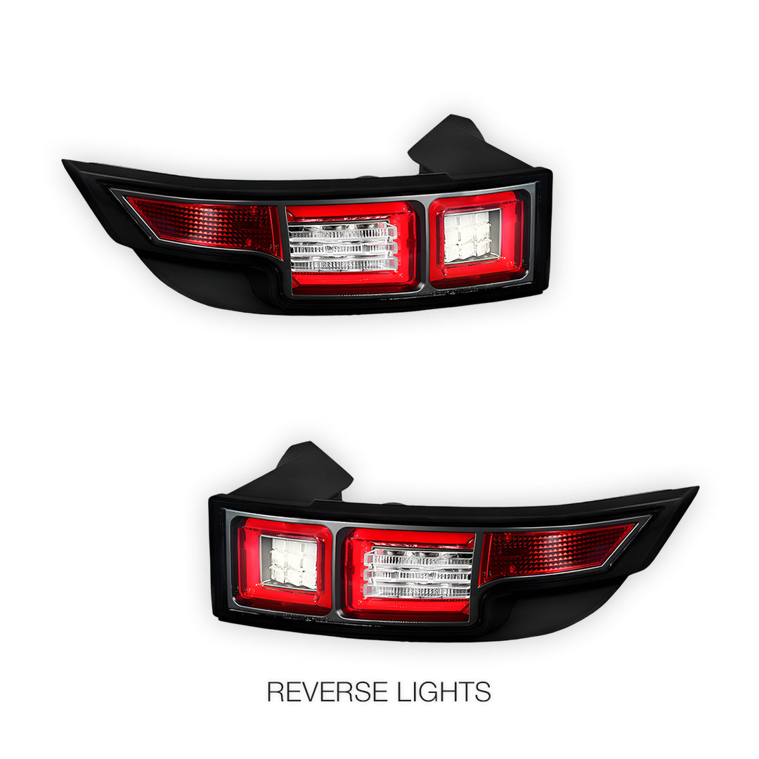 Land Rover Range Rover Evoque L538 (2011 - 2015) Smoked Full LED Tail Lights LH + RH