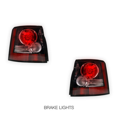 Land Rover Range Rover Sport L320 (2005 - 2009) Black LED Tail Lights LH + RH
