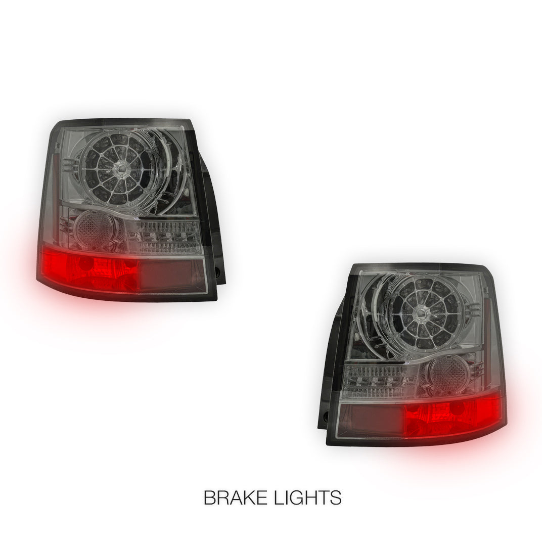 Land Rover Range Rover Sport L320 (2005 - 2009) Black LED Tail Lights LH + RH