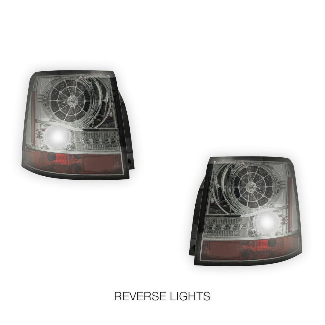 Land Rover Range Rover Sport L320 (2005 - 2009) Black LED Tail Lights LH + RH