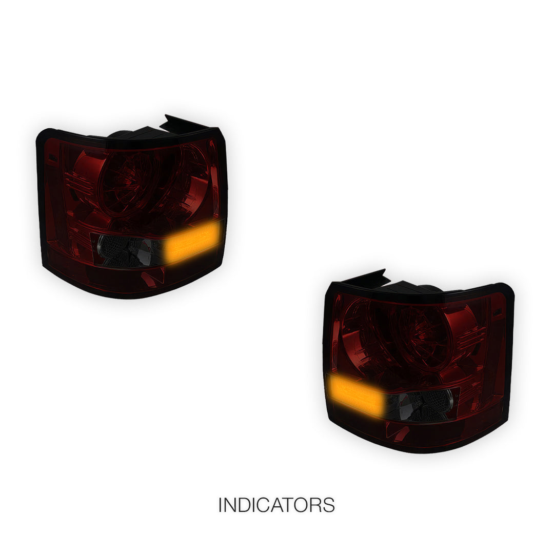 Land Rover Range Rover Sport L320 (2005 - 2009) Black LED Tail Lights LH + RH