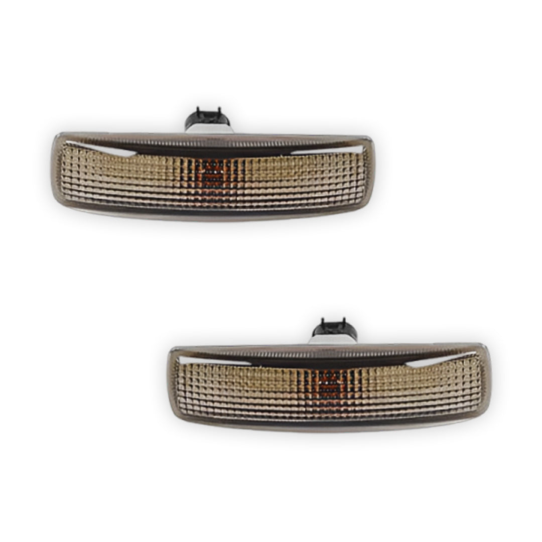 Land Rover Range Rover Sport L320 (2005 - 2013) Crystal / Smoked Side Fender Guard Turn Signal Indicator Marker Lights LH + RH