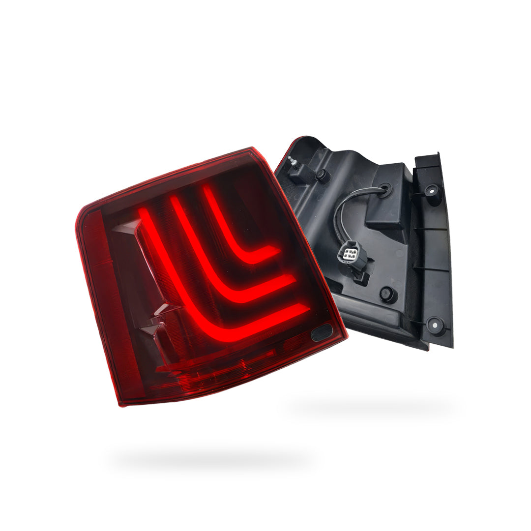 Land Rover Range Rover Sport L320 (2010 - 2013) Sequential Smoked Red 3D Stripe Full LED Tail Lights LH + RH