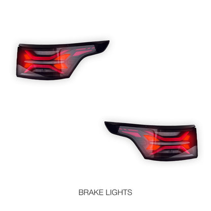 Land Rover Range Rover Sport L494 (2012 - 2022) Clear Sequential Tail Lights LH + RH