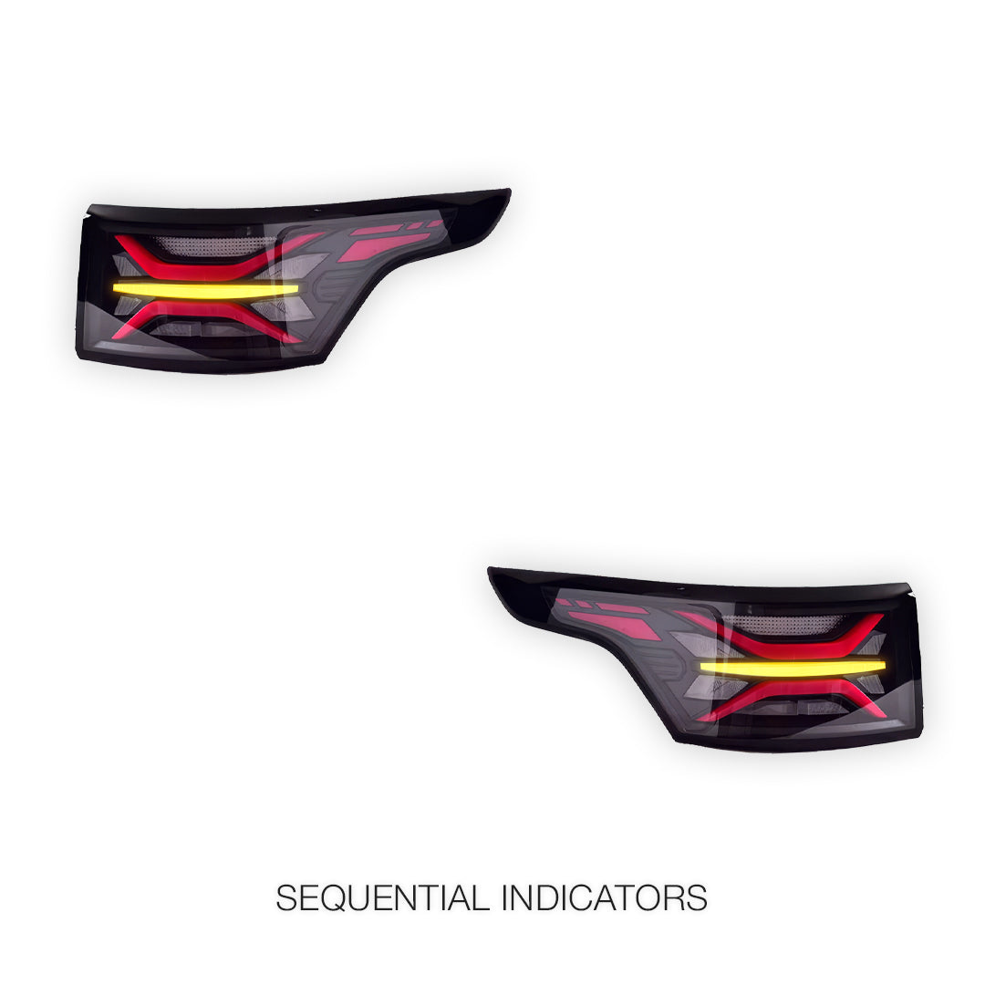 Land Rover Range Rover Sport L494 (2012 - 2022) Clear Sequential Tail Lights LH + RH