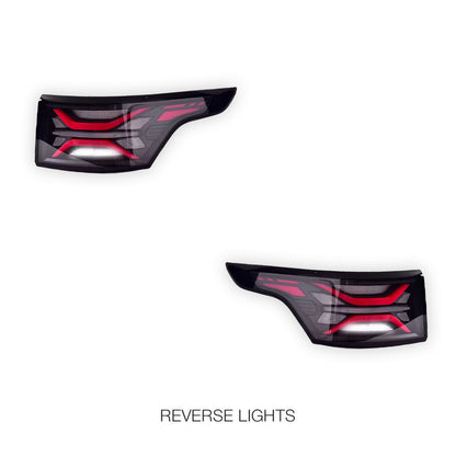 Land Rover Range Rover Sport L494 (2012 - 2022) Clear Sequential Tail Lights LH + RH