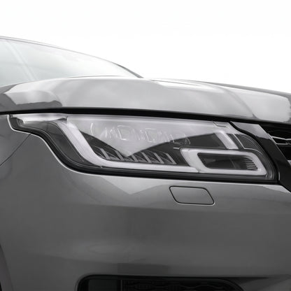 Land Rover Range Rover Sport L494 (2013 - 2017) SVR Style Full LED Head lights with Sequential Indicators LH + RH installed close-up