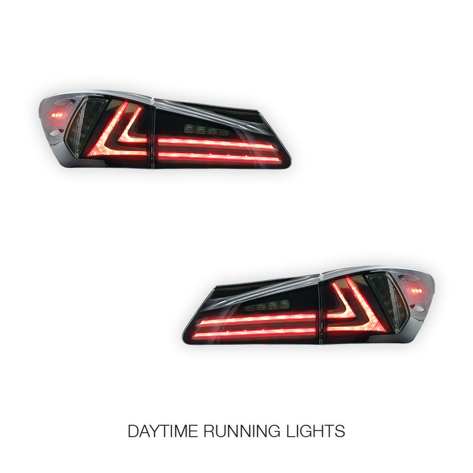 Lexus IS350 GSE21 / GSE31 (2006 - 2013) Sequential Smoked Full LED Tail Lights LH + RH