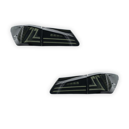 Lexus IS250 GSE20 / GSE30 (2006 - 2013) Sequential Smoked Full LED Tail Lights LH + RH