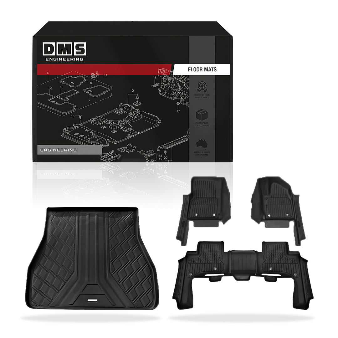 Lexus LX Series LX500d LX600 5 - Seater (2021- 2026) Injection Floor Mats