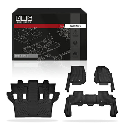 Lexus LX Series LX500d LX600 7 - Seater (2021- 2026) Injection Floor Mats
