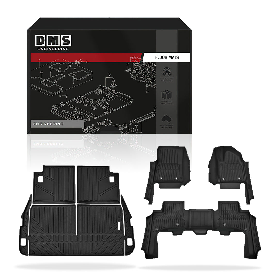 Lexus LX Series LX500d LX600 7 - Seater (2021- 2026) Injection Floor Mats