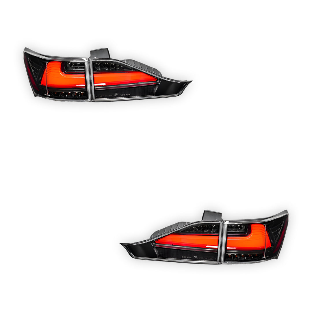 Lexus CT / 200H A10 (2011 - 2018) Sequential JDM Black 3D Red LED Stripe Bar Tail Lights LH + RH